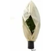 Housse De Protection Pour Plantes, Housse D'hivernage Non Tissée 80 G/m² Protection Que Toutes Vos Plantes En Pot Volumineuses Et Résistantes Au Gel. (180x120cm)