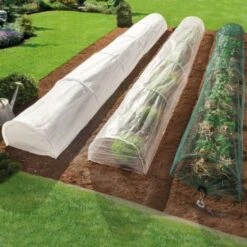 Set De 3 Serres Tunnel De Forçage Accordéon 4m -Jardin Doux Soldes Magasin 1102615 2