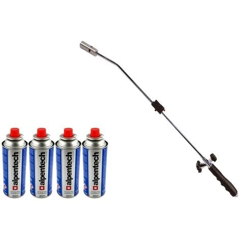 Desherbeur Thermique Piezo KZ Garden Chalumeau Gaz + 4 Recharges Desherbant Thermique Brule Herbes Torche De Jardin 3 Desherbeur Thermique Piezo KZ Garden Chalumeau Gaz + 4 Recharges Desherbant Thermique Brule Herbes Torche De Jardin
