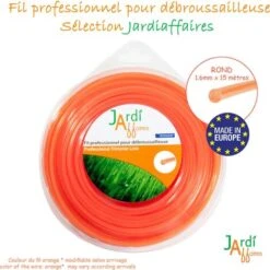 Fil Rond Pour Coupe Bordure 1,6mm X 15 Mètres Haute Qualité -Jardin Doux Soldes Magasin 1285492 3