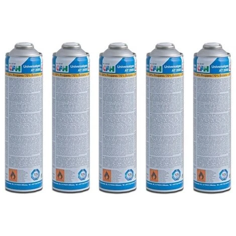 CFH 5 X Cartouche De Gaz Universelle Pour Désherbeur à Gaz 3 CFH 5 X Cartouche De Gaz Universelle Pour Désherbeur à Gaz