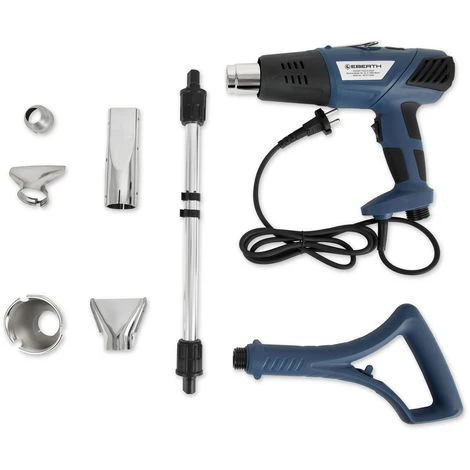 Désherbeur Pistolet Thermique électrique Sans Gaz Et Sans Produits Chimiques (2000 Watt, 3 Niveaux De Température, Jusquà 650°C, 5 Buses, Poignée Séparée, Extension De Tige) 4 Désherbeur Pistolet Thermique électrique Sans Gaz Et Sans Produits Chimiques (2000 Watt, 3 Niveaux De Température, Jusquà 650°C, 5 Buses, Poignée Séparée, Extension De Tige) – Image 2
