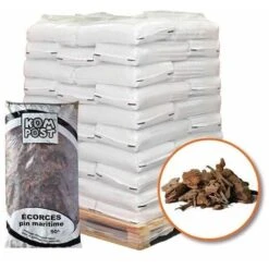 Paillage Végétal Biodégradable écorces De Pin Maritime 10 Sacs 50 L Pour 10m2 -Jardin Doux Soldes Magasin 15817009 2