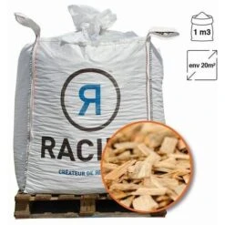 Paillage Naturel Copeaux De Bois Big Bag 1 M3 Pour 20m2
