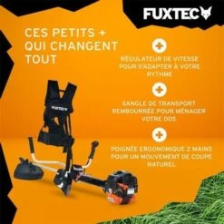 Débroussailleuse Thermique Professionnelle - FUXTEC FX-PS152 - 52cm3 3CV Anti Vibration -Jardin Doux Soldes Magasin 18131869 5