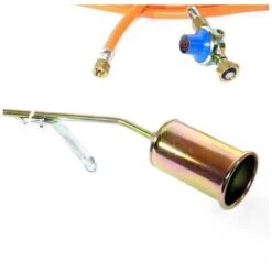 Desherbeur Pro KEMPER Tuyau 5 M Bruleur 60 Mm Allume Gaz + Détendeur Propane Inclus + Chariot à Roues Pour Bouteille Gaz -Jardin Doux Soldes Magasin 18333941 3