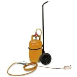 Desherbeur Pro KEMPER Tuyau 5 M Bruleur 60 Mm Allume Gaz + Détendeur Propane Inclus + Chariot à Roues Pour Bouteille Gaz -Jardin Doux Soldes Magasin 18333941 4