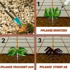 Lance Désherbant Thermique Écologique Butane Brûleur Contre Mauvaises Herbes -Jardin Doux Soldes Magasin 18476612 4
