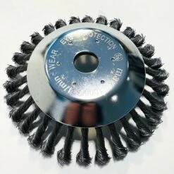 Tête De Débroussailleuse Universelle : Brosse Conique Et Fils D'acier - 200mm -Jardin Doux Soldes Magasin 24065052 3
