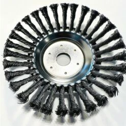 Tête De Débroussailleuse Universelle : Brosse Conique Et Fils D'acier - 200mm -Jardin Doux Soldes Magasin 24065052 4
