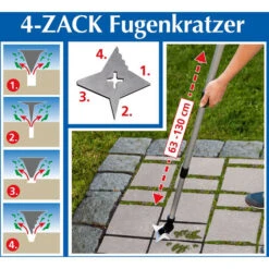 Racleur à 4 Points Wenko -Jardin Doux Soldes Magasin 24389789 3