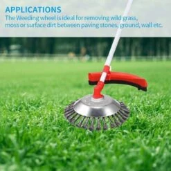 Tête De Brosse De Désherbage De Jardin, Tondeuse à Gazon Universelle Tondeuse à Gazon Tête De Fil Jardin Terrain De Jeu Entretien Tête De Remplacement De Coupe Des Mauvais -Jardin Doux Soldes Magasin 26310669 3