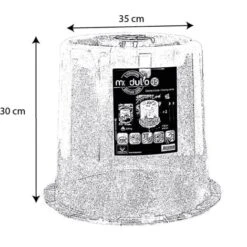 Modulo Lot De 3 Cloches Modul'o 35 à Forcer + 6 Piquets Offerts -Jardin Doux Soldes Magasin 28991708 5