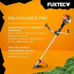 Débroussailleuse Thermique Professionnelle - FUXTEC FX-PS162 - 62cm3 3,5CV Anti Vibration -Jardin Doux Soldes Magasin 29356987 5