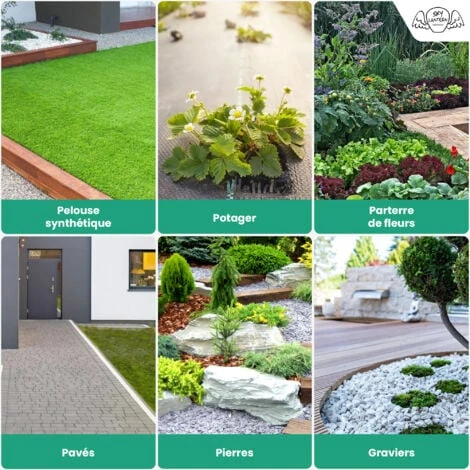 Toile De Paillage 80g/m² - Geotextile Anti Repousse 50Mx1M Pour Jardin Potager - Bache Anti Mauvaises Herbes 80g Pour Potager 7 Toile De Paillage 80g/m² - Geotextile Anti Repousse 50Mx1M Pour Jardin Potager - Bache Anti Mauvaises Herbes 80g Pour Potager – Image 5