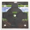 Disque 4 Dents Pour Débroussailleuse 255 Mm Alésage 25,4 Mm épaisseur 1,5 Mm DDS010 JR -Jardin Doux Soldes Magasin 30481328 1