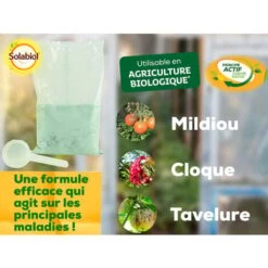 SOLABIOL SOBOU400N Bouillie Bordelaise Non Colorée 400g Utilisable En Agriculture Biologique -Jardin Doux Soldes Magasin 30982499 3