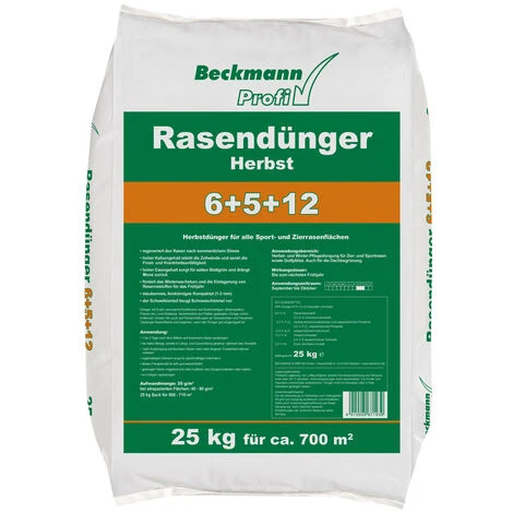 BECKMANN PROFI Engrais Pour Gazon Automne 25 Kg NPK 6 5 12 Après Le Stress De L’été 3 BECKMANN PROFI Engrais Pour Gazon Automne 25 Kg NPK 6 5 12 Après Le Stress De L’été