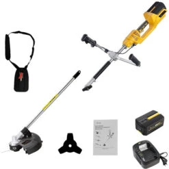 Débroussailleuse Sans Fil à Batterie, 40 V, GT ELEC + Batterie 4 Ah + Chargeur -Jardin Doux Soldes Magasin 32934577 4