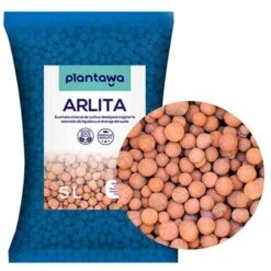 Plantawa Billes D'Argiles Arlite Expansée 5L Pour Toutes Plantes Décoratif Légère Naturel Dans Potager Urbain