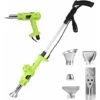Désherbeur Électrique, Brûleur De Mauvaises Herbes Avec Buse - Brûler De L'herbe Et Du Charbon De Bois 2 En 1 Bâton De Désherbage Thermique, Jusqu'à 650℃ Outil Puissant De Désherbage