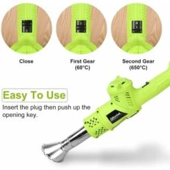 Désherbeur Électrique, Brûleur De Mauvaises Herbes Avec Buse - Brûler De L'herbe Et Du Charbon De Bois 2 En 1 Bâton De Désherbage Thermique, Jusqu'à 650℃ Outil Puissant De Désherbage -Jardin Doux Soldes Magasin 35892434 3