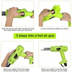 Désherbeur Électrique, Brûleur De Mauvaises Herbes Avec Buse - Brûler De L'herbe Et Du Charbon De Bois 2 En 1 Bâton De Désherbage Thermique, Jusqu'à 650℃ Outil Puissant De Désherbage -Jardin Doux Soldes Magasin 35892434 4