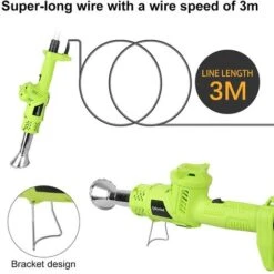 Désherbeur Électrique, Brûleur De Mauvaises Herbes Avec Buse - Brûler De L'herbe Et Du Charbon De Bois 2 En 1 Bâton De Désherbage Thermique, Jusqu'à 650℃ Outil Puissant De Désherbage -Jardin Doux Soldes Magasin 35892434 5