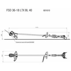 Metabo Debroussailleuse Sans Fil FSD 36-18 LTX BL 40, 18V, Carton, Avec Poignee Ronde, Sans Batterie Ni Chargeur 601610850 -Jardin Doux Soldes Magasin 36209594 4