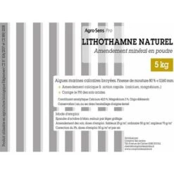 Lithothamne En Poudre, Amendement Riche En Calcium. Seau De 5 Kg -Jardin Doux Soldes Magasin 4248964 4