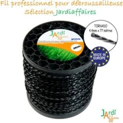 Bobine De Fil Professionnel Torsade Pour Débroussailleuse 4,4mm X 77 Mètres -Jardin Doux Soldes Magasin 4338780 3