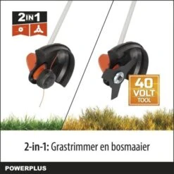 Powerplus Débroussailleuse 2-in-1 Sans Balais -Jardin Doux Soldes Magasin 47939669 2