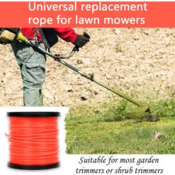 Hengda Fil De Coupe Fil De Tonte Rond En Nylon Pour Débroussailleuse 100M 2.4mm 5-skant Fil De Coupe En Nylon Pour Débroussailleuse -Jardin Doux Soldes Magasin 53416395 3