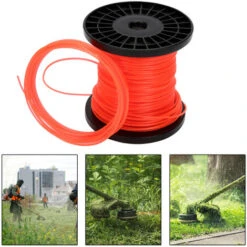 Hengda Fil De Coupe Fil De Tonte Rond En Nylon Pour Débroussailleuse 100M 2.7mm 5-skant Fil De Coupe En Nylon Pour Débroussailleuse -Jardin Doux Soldes Magasin 53416436 4