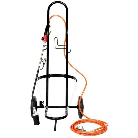 Desherbeur Thermique Tuyau 2m Bruleur 50 Mm Détendeur Propane Chariot à Roues Allumage Piezo Proweltek 4 Desherbeur Thermique Tuyau 2m Bruleur 50 Mm Détendeur Propane Chariot à Roues Allumage Piezo Proweltek – Image 2