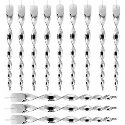 12 Pièces Effaroucheur D Oiseaux 30 Cm Repulsif Pigeon 360 Degrés Repulsif Oiseaux, Effaroucheur Oiseaux Réfléchissants Spirale, Pour Balcon, Arbres Fruitiers, Potager