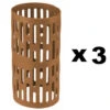 Lot De 3 Manchons De Protection Marron Pour Troncs D'arbre
