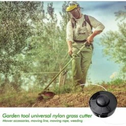 Lot De 2 Têtes De Débroussailleuse Universelles En Nylon Pour Débroussailleuse à Essence -Jardin Doux Soldes Magasin 58573948 3
