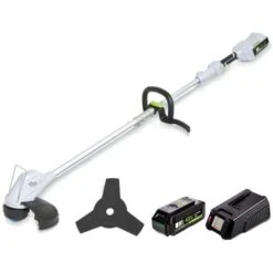 Débroussailleuse Sans Fil 40V 2en1 + Batterie Lithium 40V 2.5 Ah + Chargeur + Bobine Fil + Lame 3 Dents Outil 2en1 WARRIOR