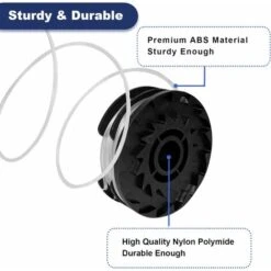 Lot De 4 Bobines De Rechange Pour Débroussailleuse Sans Fil Parkside PRTA 20-Li C3 IAN351753 -Jardin Doux Soldes Magasin 59851939 3