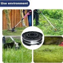 Lot De 4 Bobines De Rechange Pour Débroussailleuse Sans Fil Parkside PRTA 20-Li C3 IAN351753 -Jardin Doux Soldes Magasin 59851939 5