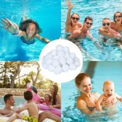 Déstockage Billes Filtrantes Pour Systèmes De Filtration à Sable Billes Filtrantes 700g, Remplacement De Sable Filtrant 25kg, Billes Filtrantes De Piscine Pour Accessoires De Piscine, Pompe De Pisci -Jardin Doux Soldes Magasin 59853327 5