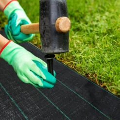 Froadp Toiles De Paillage Lutte Contre Les Mauvaises Herbes Bâche Drainant Tapis, 100g/㎡ PP, 2x25m -Jardin Doux Soldes Magasin 65112565 4