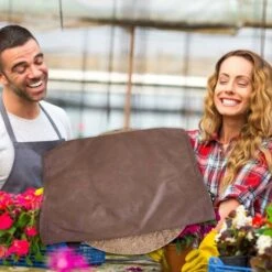 RHAFAYRE Sac De Protection Hivernale Pour Plantes En Pot, Étui De Protection Réutilisable Pour La Végétation, Housse De Protection Pour Plantes Dhiver, Housse De Protection Pour Pot De Fleurs, 70 X 65 -Jardin Doux Soldes Magasin 67643345 4