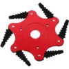 6 Dents 180 Degrés Rotatif En Dents De Scie Tondeuse à Gazon Lame Débroussailleuse Accessoires Universels Jardin Lames De Coupe Gazon Avec Bord De Coupe Double Face