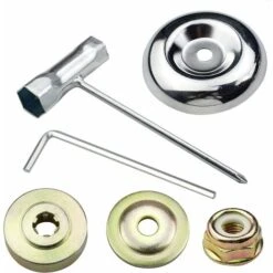 6 Morceaux Kit Ecrou Tete Debroussailleuse Universelle Kit Fixation écrou Lame Boîte, Pour Tondeuse à Gazon Tondeuse Débroussailleuse