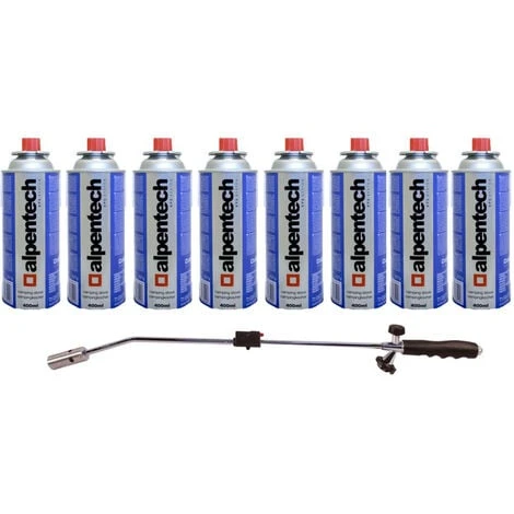 Desherbeur Thermique 1200°C Chalumeau Gaz + 8 Recharges Desherbant Thermique KZ 4 Desherbeur Thermique 1200°C Chalumeau Gaz + 8 Recharges Desherbant Thermique KZ – Image 2