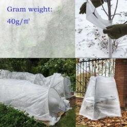 MINKUROW Voile D'hivernage Pour Plantes 40g/M², 1.5 X5 M Housse Hivernage Plante, Toison Non-Tissée Voile Hivernage Plante, Voile Dhivernage Rouleau Pour Protéger Les Plantes En Extérieur Du Gel - Rés -Jardin Doux Soldes Magasin 71223803 3