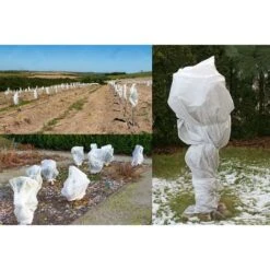 MINKUROW Voile D'hivernage Pour Plantes 40g/M², 1.5 X5 M Housse Hivernage Plante, Toison Non-Tissée Voile Hivernage Plante, Voile Dhivernage Rouleau Pour Protéger Les Plantes En Extérieur Du Gel - Rés -Jardin Doux Soldes Magasin 71223803 4