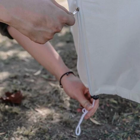 Voile D'hivernage à Fermeture - Blanc - Dimensions : 150 X 200 Cm 5 Voile D'hivernage à Fermeture - Blanc - Dimensions : 150 X 200 Cm – Image 3